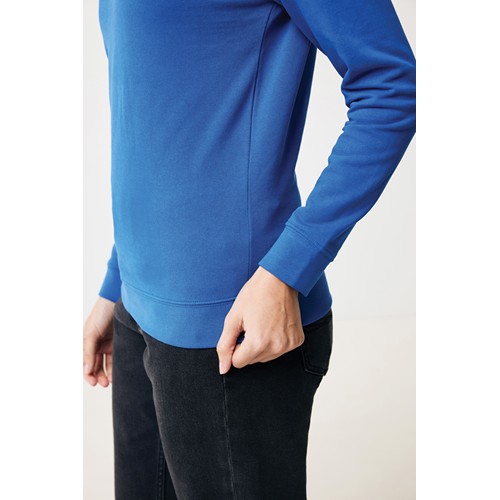 azulón IQONIQ Zion Sudadera Cuello Redondo Mid Weight Algodón Reci
