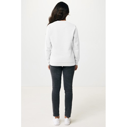 white IQONIQ Zion Sudadera Cuello Redondo Mid Weight Algodón Reci
