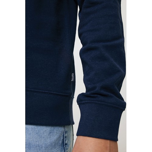 azul marino IQONIQ Zion Sudadera Cuello Redondo Mid Weight Algodón Reci