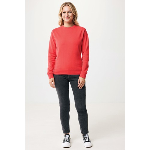 rojo claro IQONIQ Zion Sudadera Cuello Redondo Mid Weight Algodón Reci
