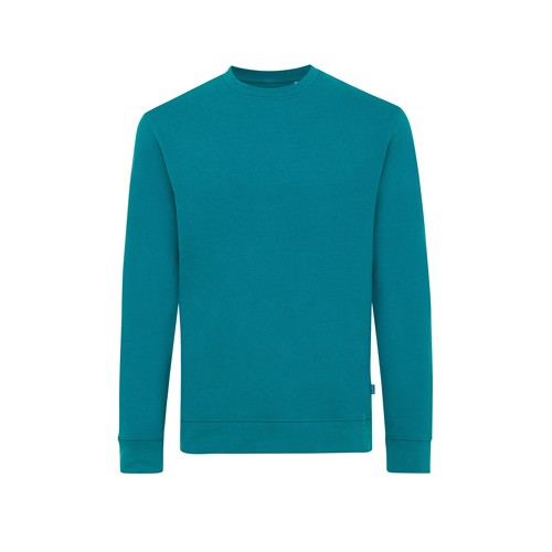 verdigris IQONIQ Zion Sudadera Cuello Redondo Mid Weight Algodón Reci