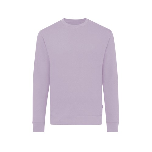 lavanda IQONIQ Zion Sudadera Cuello Redondo Mid Weight Algodón Reci