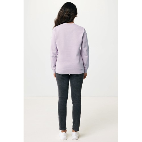 lavanda IQONIQ Zion Sudadera Cuello Redondo Mid Weight Algodón Reci