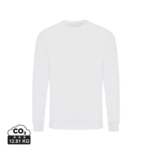 white IQONIQ Zion Sudadera Cuello Redondo Mid Weight Algodón Reci