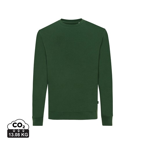 verde bosque IQONIQ Zion Sudadera Cuello Redondo Mid Weight Algodón Reci