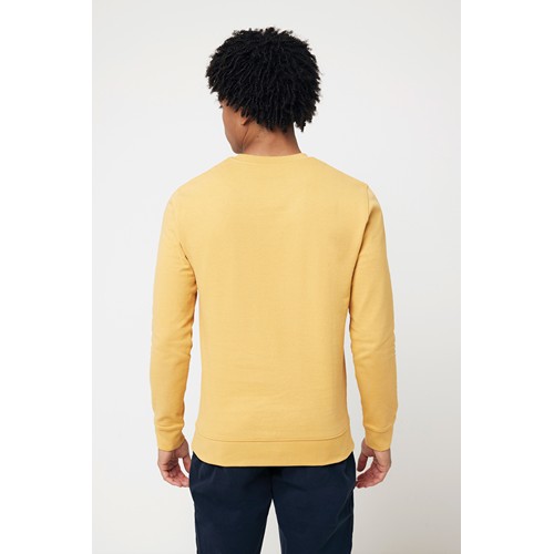 ocre IQONIQ Zion Sudadera Cuello Redondo Mid Weight Algodón Reci