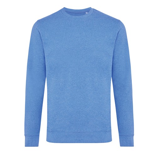 azul chiné IQONIQ Denali Sudadera Cuello Redondo Mid Weight Algodón Re