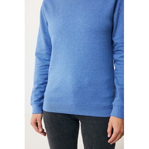 azul chiné IQONIQ Denali Sudadera Cuello Redondo Mid Weight Algodón Re
