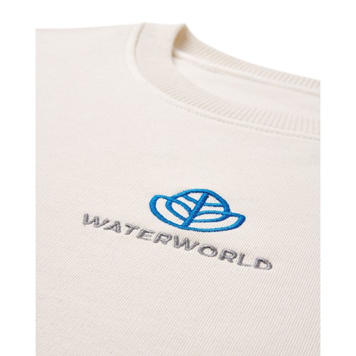 natural IQONIQ Denali Sudadera Cuello Redondo Mid Weight Algodón Re