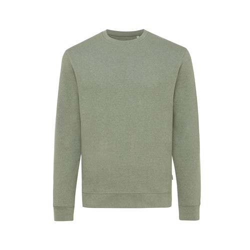verde chiné IQONIQ Denali Sudadera Cuello Redondo Mid Weight Algodón Re