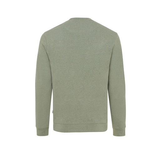 verde chiné IQONIQ Denali Sudadera Cuello Redondo Mid Weight Algodón Re