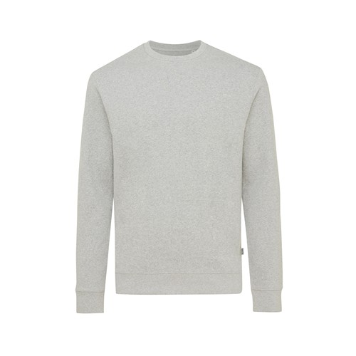 gris chiné IQONIQ Denali Sudadera Cuello Redondo Mid Weight Algodón Re