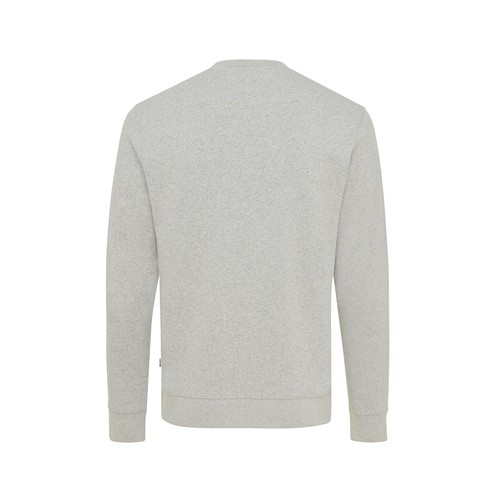 gris chiné IQONIQ Denali Sudadera Cuello Redondo Mid Weight Algodón Re