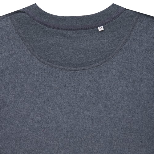 azul marino chiné IQONIQ Denali Sudadera Cuello Redondo Mid Weight Algodón Re
