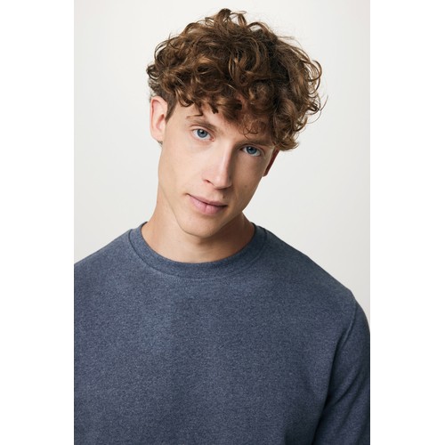 azul marino chiné Jersey IQONIQ Denali algodón reciclado sin teñir