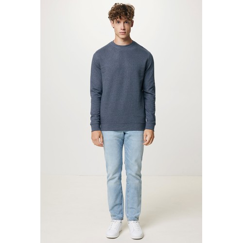 azul marino chiné Jersey IQONIQ Denali algodón reciclado sin teñir