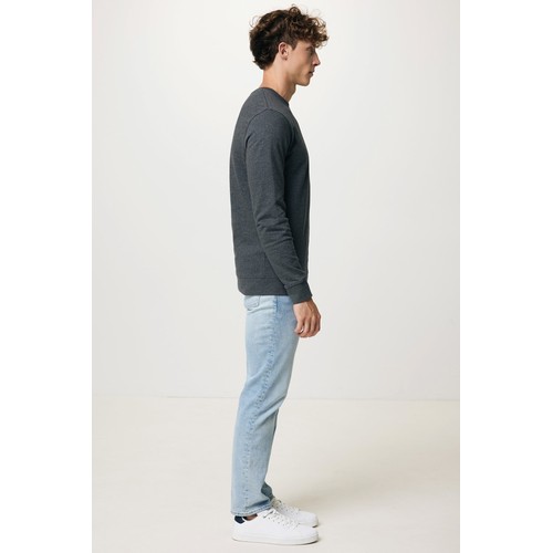 antracita chiné Jersey IQONIQ Denali algodón reciclado sin teñir