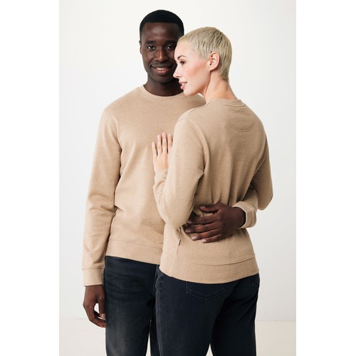 marron chiné Jersey IQONIQ Denali algodón reciclado sin teñir