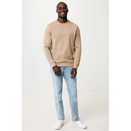 marron chiné Jersey IQONIQ Denali algodón reciclado sin teñir