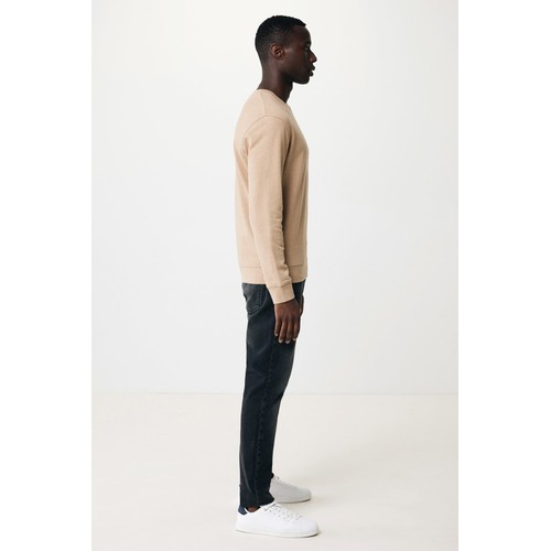 marron chiné Jersey IQONIQ Denali algodón reciclado sin teñir