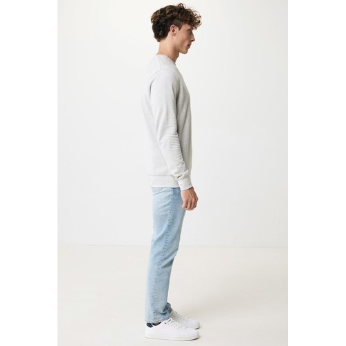 gris chiné Jersey IQONIQ Denali algodón reciclado sin teñir