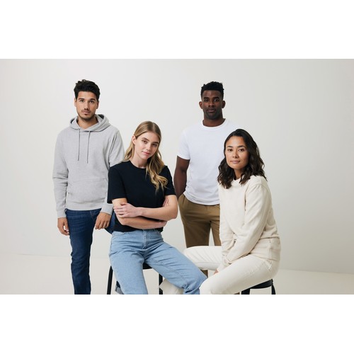 gris chiné Jersey IQONIQ Denali algodón reciclado sin teñir