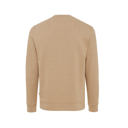 marron chiné IQONIQ Denali Sudadera Cuello Redondo Mid Weight Algodón Re