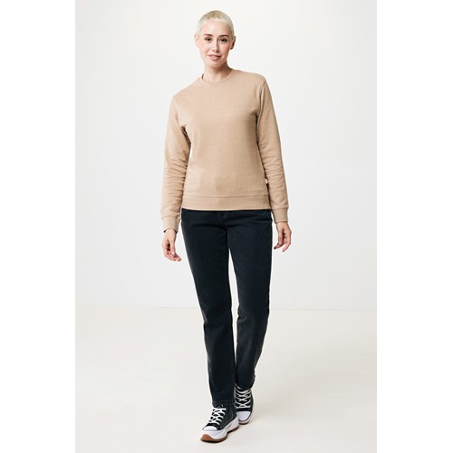 marron chiné IQONIQ Denali Sudadera Cuello Redondo Mid Weight Algodón Re