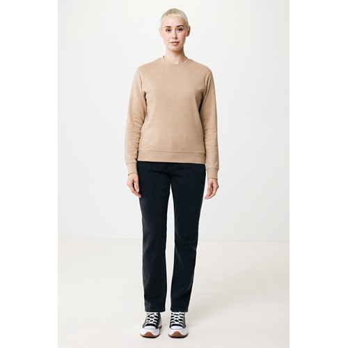 marron chiné IQONIQ Denali Sudadera Cuello Redondo Mid Weight Algodón Re