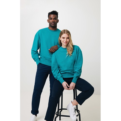 IQONIQ Kruger Sudadera Cuello Redondo Relax Fit Algodón Reci