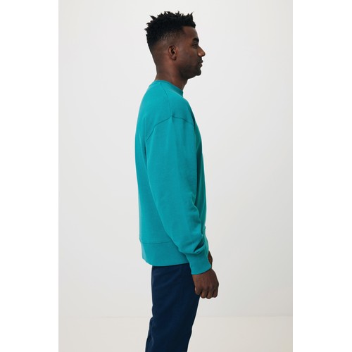 verdigris Jersey IQONIQ Kruger con cuello redondo algodón reciclado