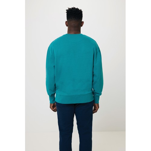 verdigris Jersey IQONIQ Kruger con cuello redondo algodón reciclado