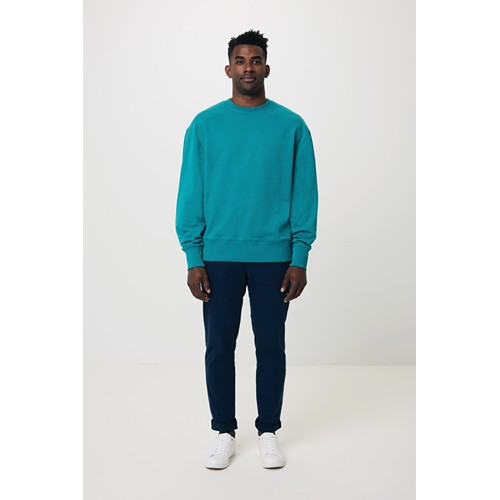 IQONIQ Kruger Sudadera Cuello Redondo Relax Fit Algodón Reci