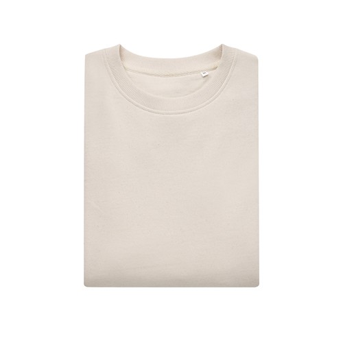natural IQONIQ Kruger Sudadera Cuello Redondo Relax Fit Algodón Reci