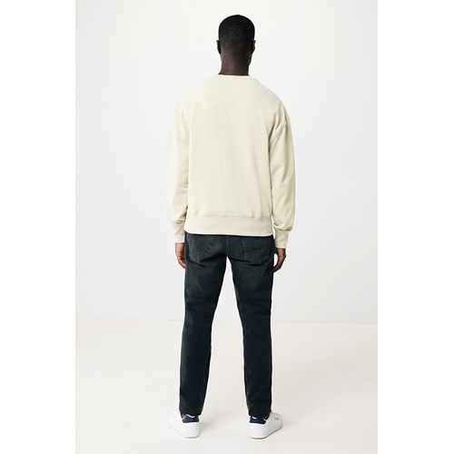 natural IQONIQ Kruger Sudadera Cuello Redondo Relax Fit Algodón Reci