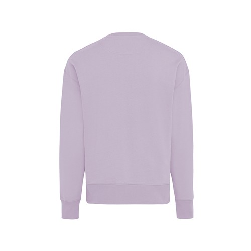 lavanda IQONIQ Kruger Sudadera Cuello Redondo Relax Fit Algodón Reci