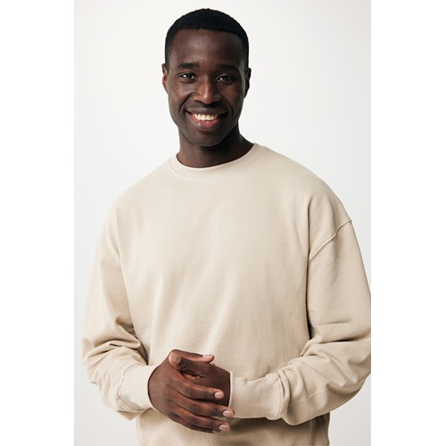 IQONIQ Kruger Sudadera Cuello Redondo Relax Fit Algodón Reci