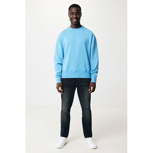 IQONIQ Kruger Sudadera Cuello Redondo Relax Fit Algodón Reci