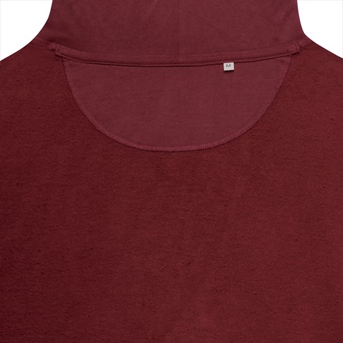 burdeos IQONIQ Jasper Sudadera Capucha Mid Weight Algodón Reciclado