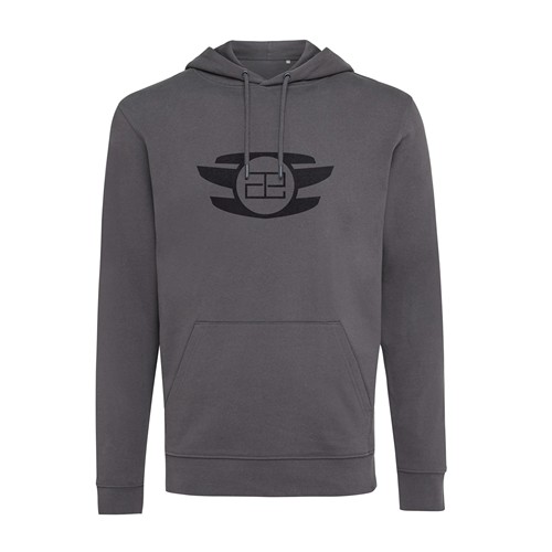 antracita IQONIQ Jasper Sudadera Capucha Mid Weight Algodón Reciclado