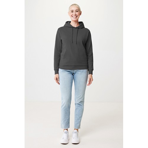 antracita IQONIQ Jasper Sudadera Capucha Mid Weight Algodón Reciclado