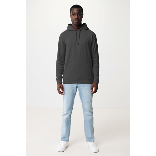 antracita IQONIQ Jasper Sudadera Capucha Mid Weight Algodón Reciclado