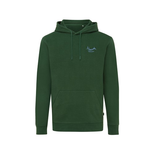 verde bosque IQONIQ Jasper Sudadera Capucha Mid Weight Algodón Reciclado