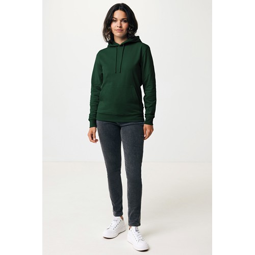 verde bosque IQONIQ Jasper Sudadera Capucha Mid Weight Algodón Reciclado