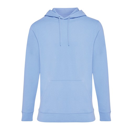 azul celeste IQONIQ Jasper Sudadera Capucha Mid Weight Algodón Reciclado