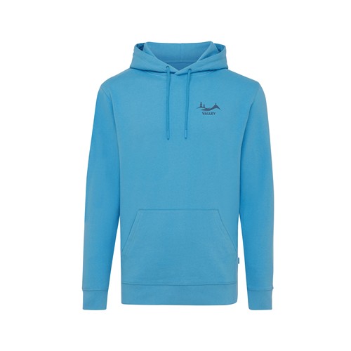 azul claro IQONIQ Jasper Sudadera Capucha Mid Weight Algodón Reciclado