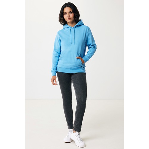 azul claro IQONIQ Jasper Sudadera Capucha Mid Weight Algodón Reciclado