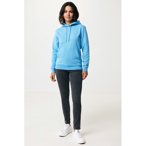 azul claro IQONIQ Jasper Sudadera Capucha Mid Weight Algodón Reciclado