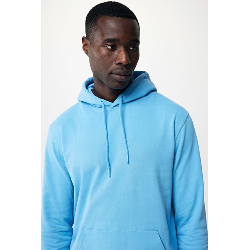 azul claro IQONIQ Jasper Sudadera Capucha Mid Weight Algodón Reciclado