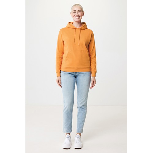 naranja sunset IQONIQ Jasper Sudadera Capucha Mid Weight Algodón Reciclado